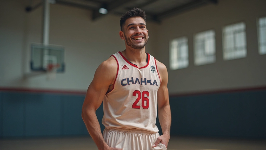 لاعب محترف يحتفل بتصويبة ناجحة بعد إتقان جميع الأساسيات والتقنيات